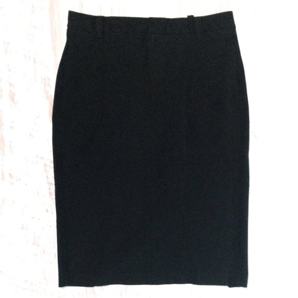 Pre-🖤 Vintage GAP Stretch Tuxedo Pencil Skirt - Picture 1 of 4